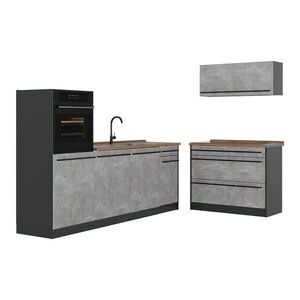 Vicco KUCHYNSKÝ KÚT R-Line, betón/antracitová, 220 cm Goldkraft tammi työtaso vyobraziť