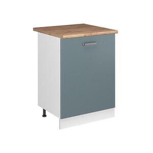Vicco KUCHYNSKÁ SPODNÁ SKRINKA R-Line, Modrošedá/biely, 60 cm s 1 dverami Goldkraft tammi työtaso vyobraziť