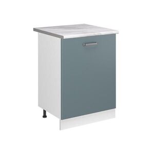 Vicco KUCHYNSKÁ SPODNÁ SKRINKA R-Line, Modrošedá/biely, 60 cm s 1 dverami Marmori työtaso vyobraziť