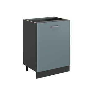 Vicco KUCHYNSKÁ SPODNÁ SKRINKA R-Line, Modrošedá/antracitová, 60 cm s 1 dverami bez pracovnej dosky vyobraziť