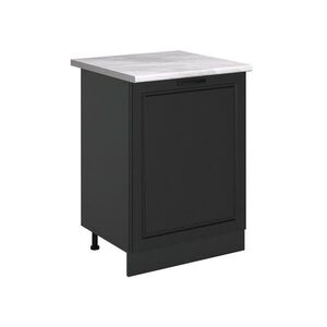 Vicco KUCHYNSKÁ SPODNÁ SKRINKA R-Line, Antracitový vidiecky dom/antracitová, 60 cm s 1 dverami Marmori työtaso vyobraziť