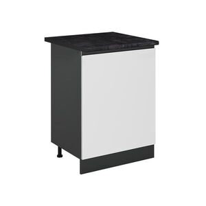 Vicco KUCHYNSKÁ SPODNÁ SKRINKA R-Line, biely/antracitová, 60 cm s 1 dverami antrasiitti työtaso vyobraziť