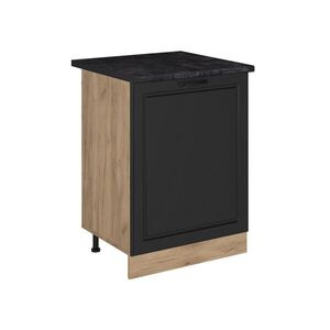 Vicco KUCHYNSKÁ SPODNÁ SKRINKA R-Line, Antracitový vidiecky dom/Dub Goldkraft, 60 cm s 1 dverami antrasiitti työtaso vyobraziť