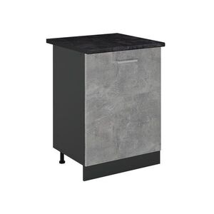 Vicco KUCHYNSKÁ SPODNÁ SKRINKA R-Line, betón/antracitová, 60 cm s 1 dverami antrasiitti työtaso vyobraziť