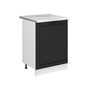 Vicco KUCHYNSKÁ SPODNÁ SKRINKA R-Line, Antracitový vidiecky dom/biely, 60 cm s 1 dverami Marmori työtaso vyobraziť