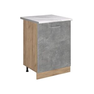 Vicco KUCHYNSKÁ SPODNÁ SKRINKA R-Line, betón/Dub Goldkraft, 60 cm s 1 dverami Marmori työtaso vyobraziť