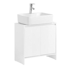 SoBuy BIELA skrinka pod umývadlo 60x30x61cm Moderný vyobraziť