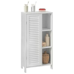 SoBuy MOBILE ALTO BAGNO 1 dvere Biela 48x24x96cm Minimalistický vyobraziť