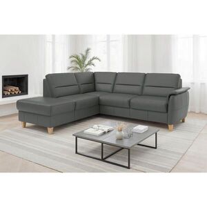 Sit & More ROHOVÁ SEDAČKA, textil, koža, antracitová vyobraziť
