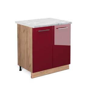 Vicco SPODNÁ SKRINKA POD DREZ Fame-Line Bordeaux vysoký lesk 80 cm , AP Marble vyobraziť