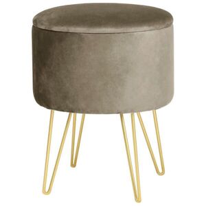 RAUMHIRSCH FURNITURE SEDACÍ TABURET s úložným priestorom, béžový 35/45/35 vyobraziť