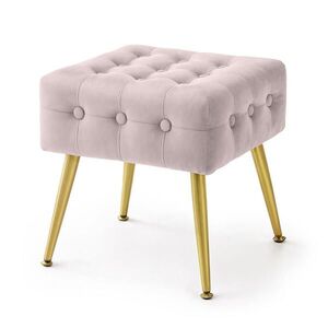 RAUMHIRSCH FURNITURE ČALÚNENÁ LAVICA s vzhľadom zamatu ružová 40/42/40 vyobraziť