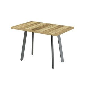 Vicco JEDÁLENSKÝ STÔL Tisko, Rustikálny dub/Šedá, 120-160 x 80 cm s výsuvnou doskou stola vyobraziť