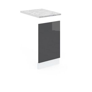 Vicco PREDNÝ PANEL R-Line Antracit vysoký lesk 45 cm s pracovnou doskou vyobraziť