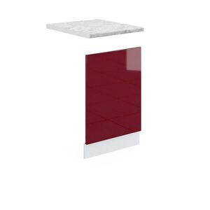 Vicco PREDNÝ PANEL R-Line Červený vysoký lesk 45 cm s pracovnou doskou vyobraziť