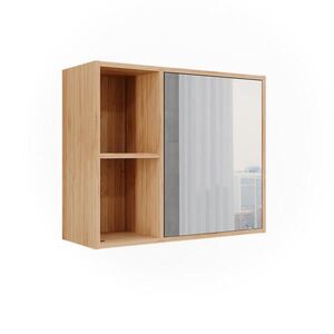Vicco KÚPEĽŇOVÁ SKRINKA SO ZRKADLOM Lucie Bambus 54 x 44.5 cm so zrkadlom vyobraziť