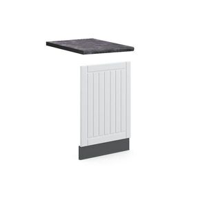 Vicco PREDNÝ PANEL Fame-Line Biely vidiecky dom 45 cm , AP Antracit vyobraziť