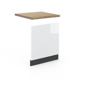 Vicco PREDNÝ PANEL Fame-Line Biely vysoký lesk 60 cm , AP Oak vyobraziť