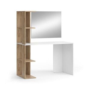 Vicco TOALETNÝ STOLÍK Tower, biely/Sonoma, 122.2 cm so zrkadlom vyobraziť