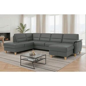 Sit & More SEDACIA SÚPRAVA, textil, koža, antracitová vyobraziť