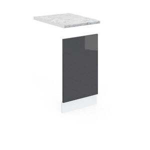 Vicco PREDNÝ PANEL R-Line Antracit vysoký lesk 45 cm , AP Marble vyobraziť