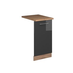 Vicco PREDNÝ PANEL UMÝVAČKY RIADU Fame-Line Antracit vysoký lesk 45 cm , AP Oak vyobraziť