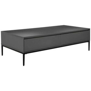 MID.YOU KONFERENČNÝ STOLÍK, čierna, kov, kompozitné drevo, 140/40/70 cm vyobraziť