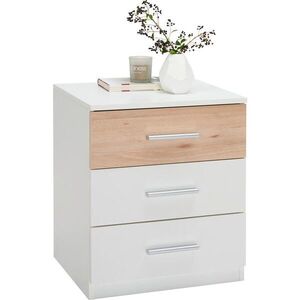 Ti'me SADA NOČNÝCH STOLÍKOV, biela, farba buka, 46/56/41 cm vyobraziť
