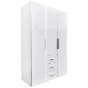 P & B ŠATNÍKOVÁ SKRIŇA, biela, biela s vysokým leskom, 147/219/59 cm vyobraziť