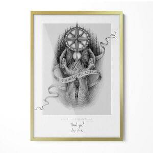 TULUP RÁM na obraz Zlatý 50x70 cm vyobraziť