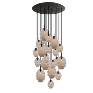 s.luce ECHOS galerijné svetlo 20 svetiel Ø 120cm baldachýn Ø 18/25cm vyobraziť