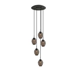 s.luce ECHOS galerijné svetlo 5-plameňové Ø 60cm baldachýn Ø 18cm vyobraziť