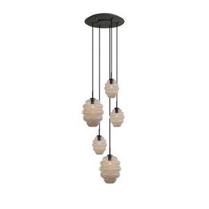 s.luce ECHOS galerijné svetlo 5 plameňov Ø 60cm baldachýn Ø 18/25cm vyobraziť