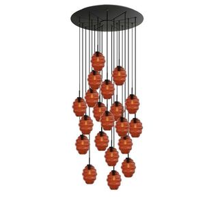 s.luce ECHOS galerijné svetlo 20 svetiel Ø 120cm baldachýn Ø 18cm vyobraziť