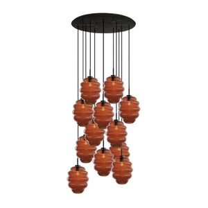 s.luce ECHOS galerijné svetlo 12 plameňov Ø 80cm vrchlík Ø 25cm vyobraziť
