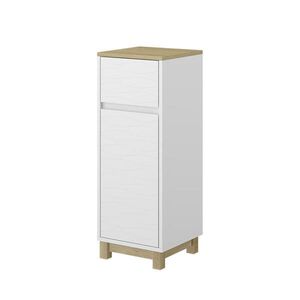Vicco MIDI SKRINKA Livia biely 30 x 80 cm so zásuvkou vyobraziť