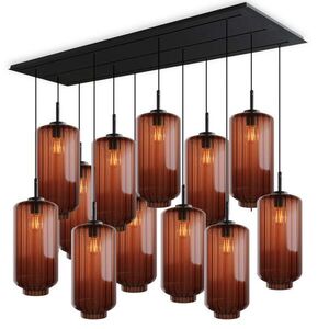 s.luce VELO lampa do jedálne 12 svetiel 200cm 3-radová Ø 18cm vyobraziť