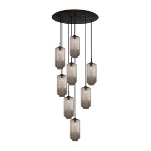 s.luce VELO 8-svetelná galériová lampa Ø 80cm vrchlík Ø 18cm vyobraziť