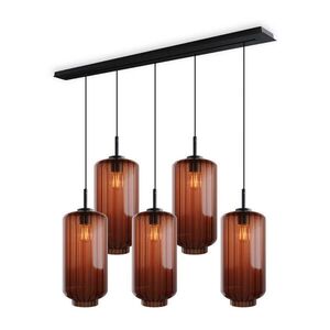 s.luce VELO jedálenská stolová lampa 5 svetiel 160cm baldachýn Ø 18cm vyobraziť