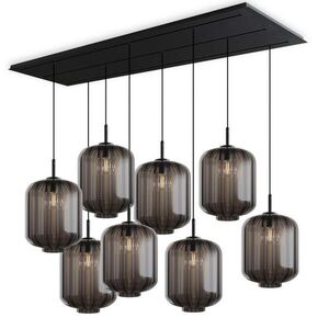 s.luce VELO lampa do jedálne 8 svetiel 200cm 3-radová Ø 25cm vyobraziť