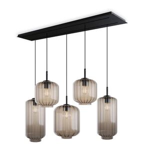 s.luce VELO jedálenská lampa 5-plameňová 2-radová 160cm Ø 18/20/25cm vyobraziť