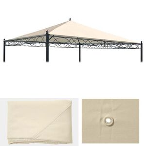 MCW NÁHRADNÝ POČET STRECHA PERGOLA CALPE I Krémovo biela vyobraziť