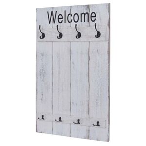 MCW NÁSTENNÁ SKRÍŇ WELCOME SHABBY Krémovo biela vyobraziť