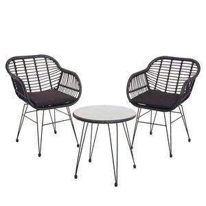 MCW POLY-RATTAN SÚPRAVA Antracitová vyobraziť
