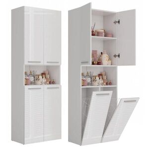 RAUMHIRSCH FURNITURE KÚPEĽŇOVÁ SKRÍŇ Biela, lesklá biela 60/174/30 vyobraziť