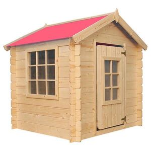 Timbela DETSKÝ DOMČEK z dreva - 111x113xV121 cm/0.9 m2 - M570R-1 vyobraziť