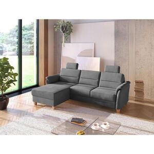 Sit & More ROHOVÁ SEDAČKA, textil, sivá vyobraziť