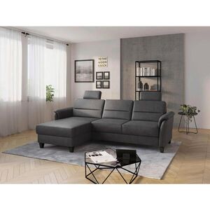 Sit & More ROHOVÁ SEDAČKA, textil, antracitová vyobraziť