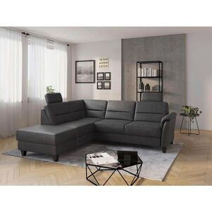 Sit & More ROHOVÁ SEDAČKA, textil, antracitová vyobraziť
