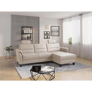 Sit & More ROHOVÁ SEDAČKA, textil, béžová vyobraziť
